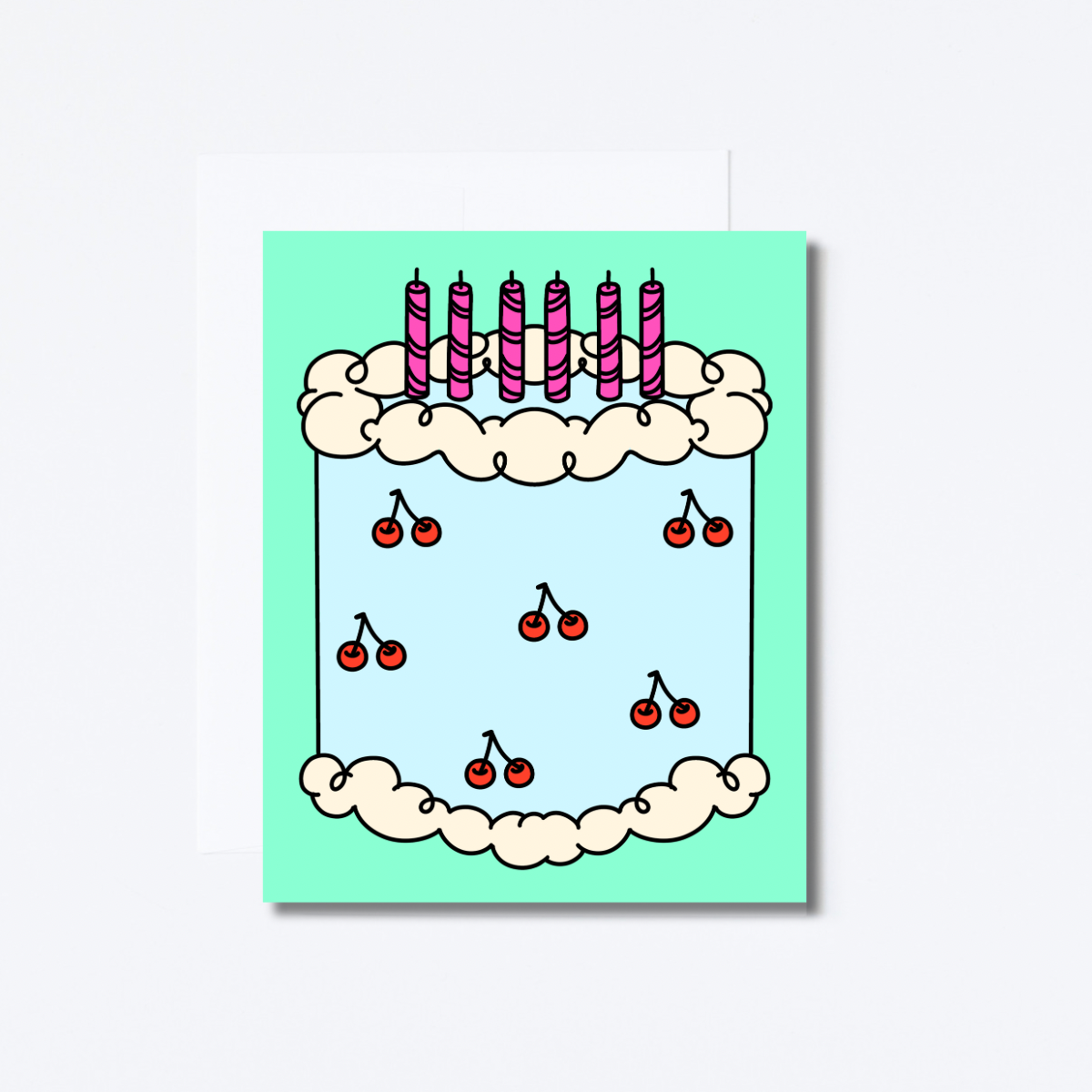 Birthday Cake Greeting Card