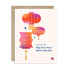 Glow with Joy Birthday Card