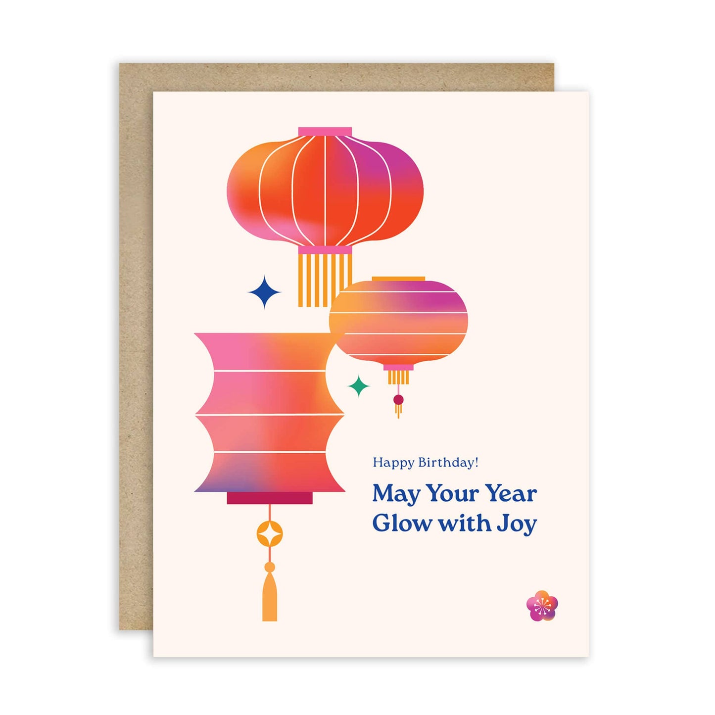 Glow with Joy Birthday Card