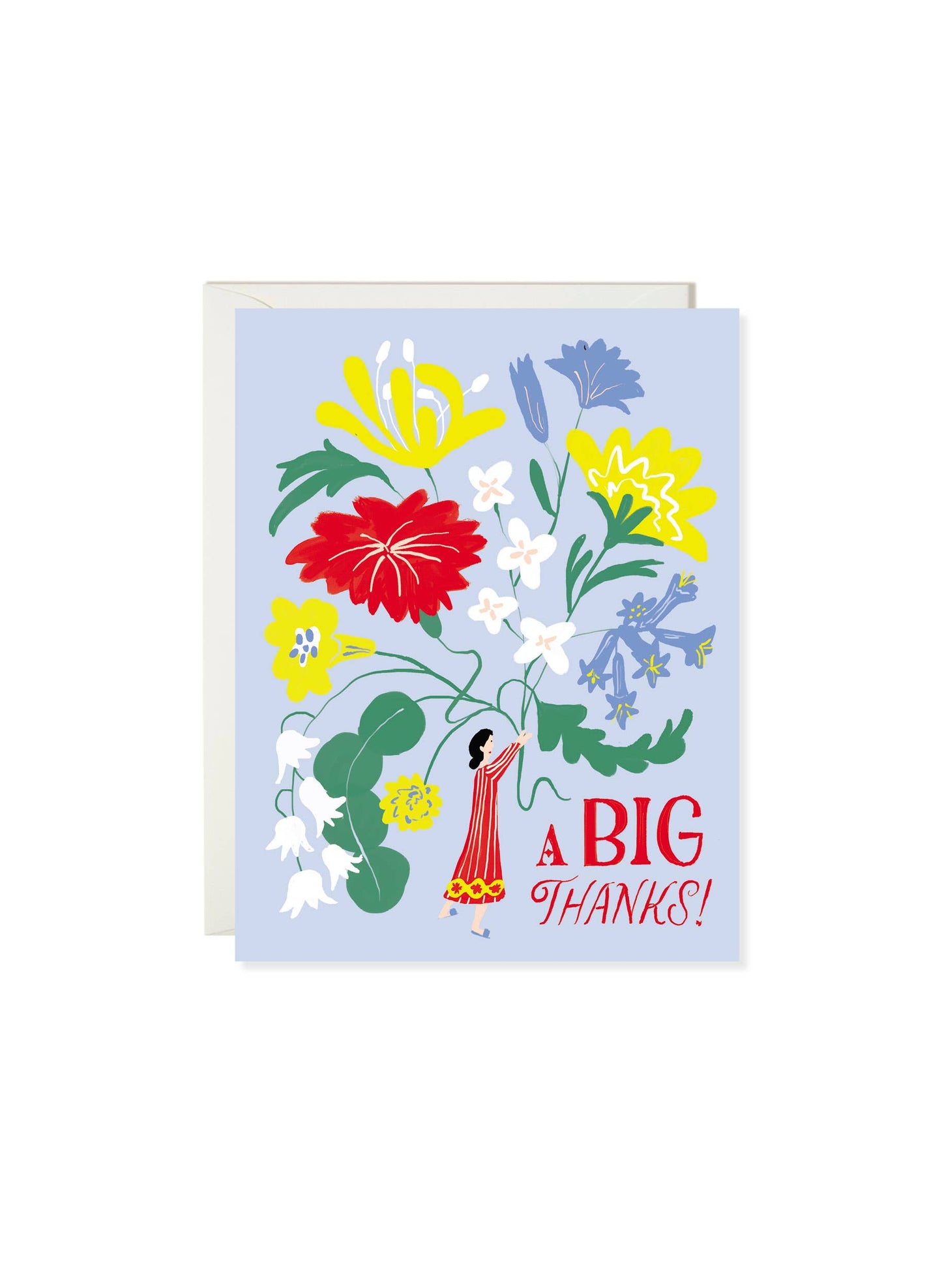 Bouquet Thank You Card