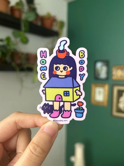 Homebody vinyl sticker