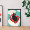 Black Cat Art Print
