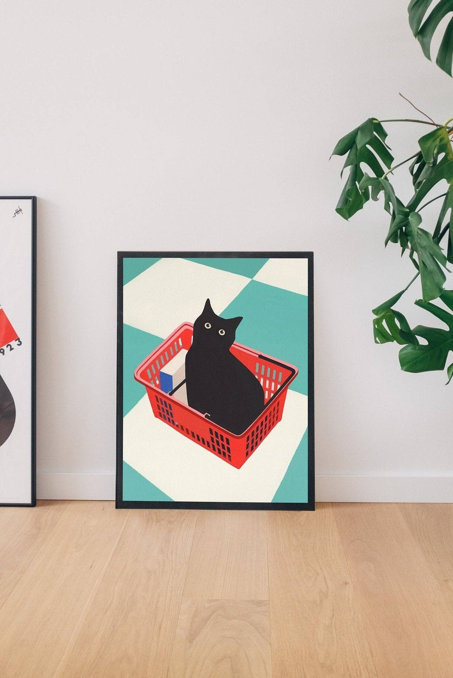 Black Cat Art Print