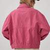 Color Dyed Zip-Up Jacket