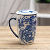 Koi Fish Tea Mug with Lid and Infuser