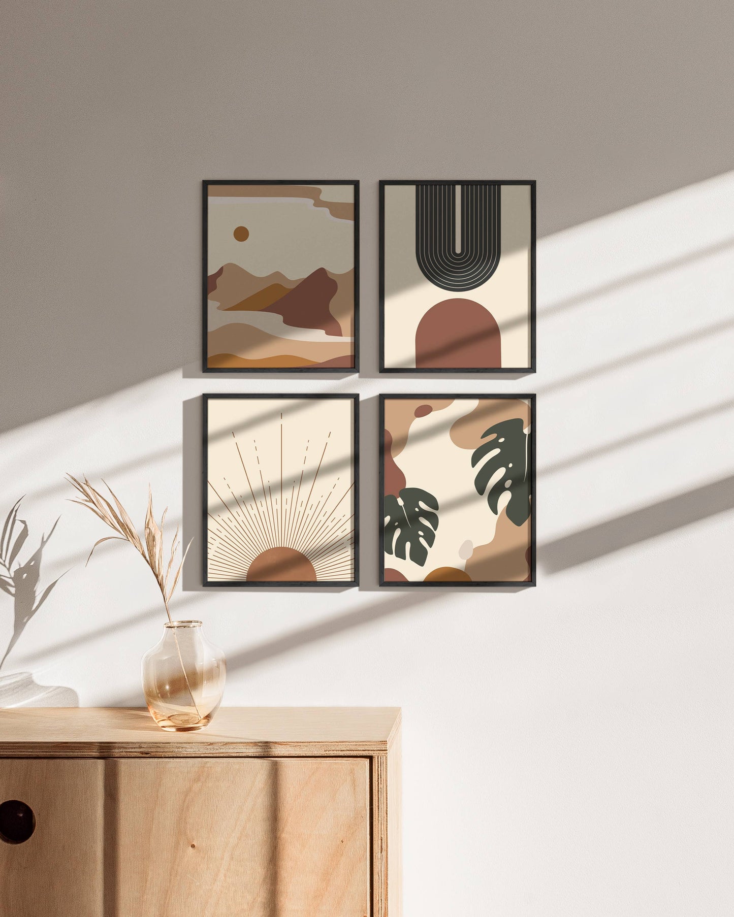 Black Oak Wood Frame