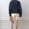 High Neck  Denim Jacket