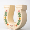 Horseshoe Ceramic Vase