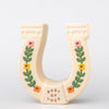 Horseshoe Ceramic Vase