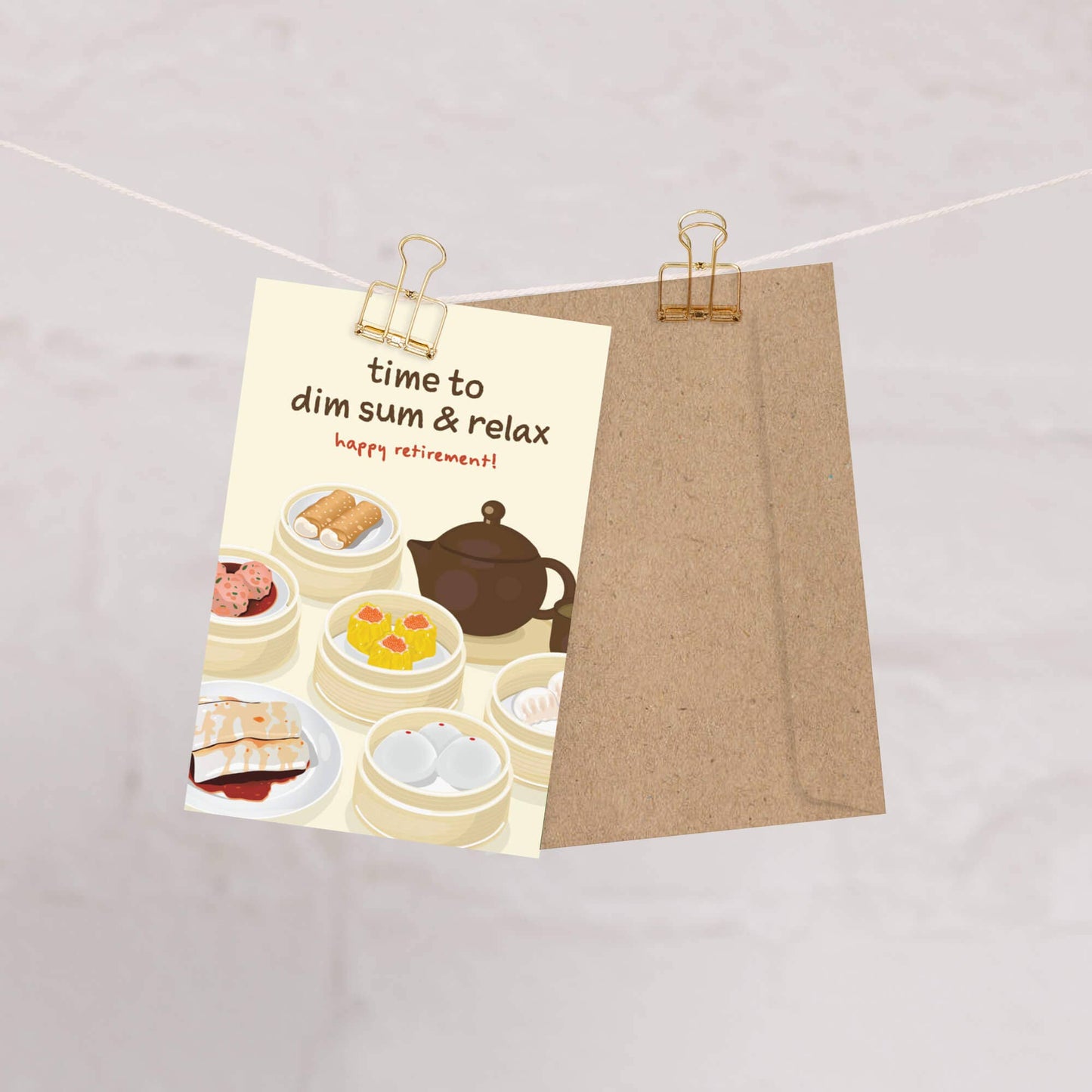 Dim Sum Funny Retirement Card