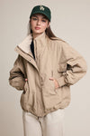 Cozy Fleece-Lined Zip & Snap Jacket