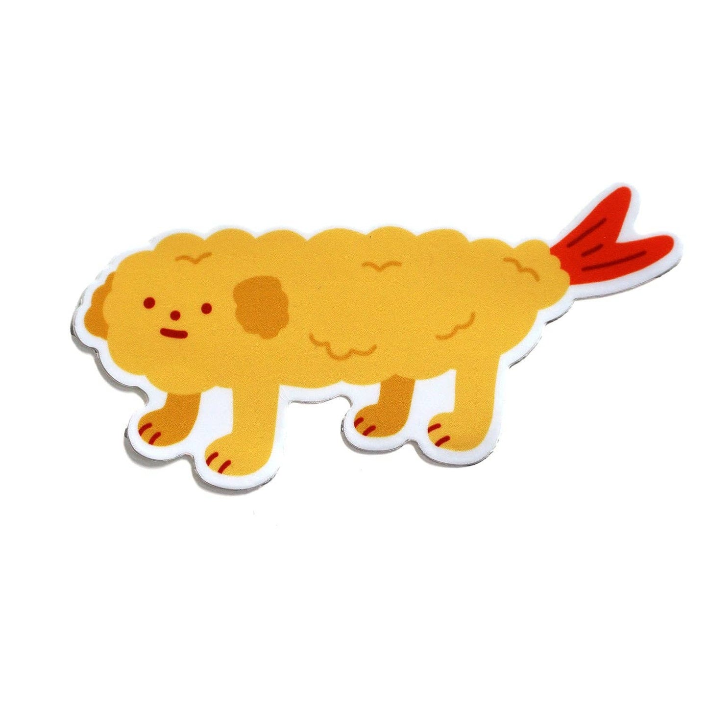 Shrimp Tempura Dog Sticker