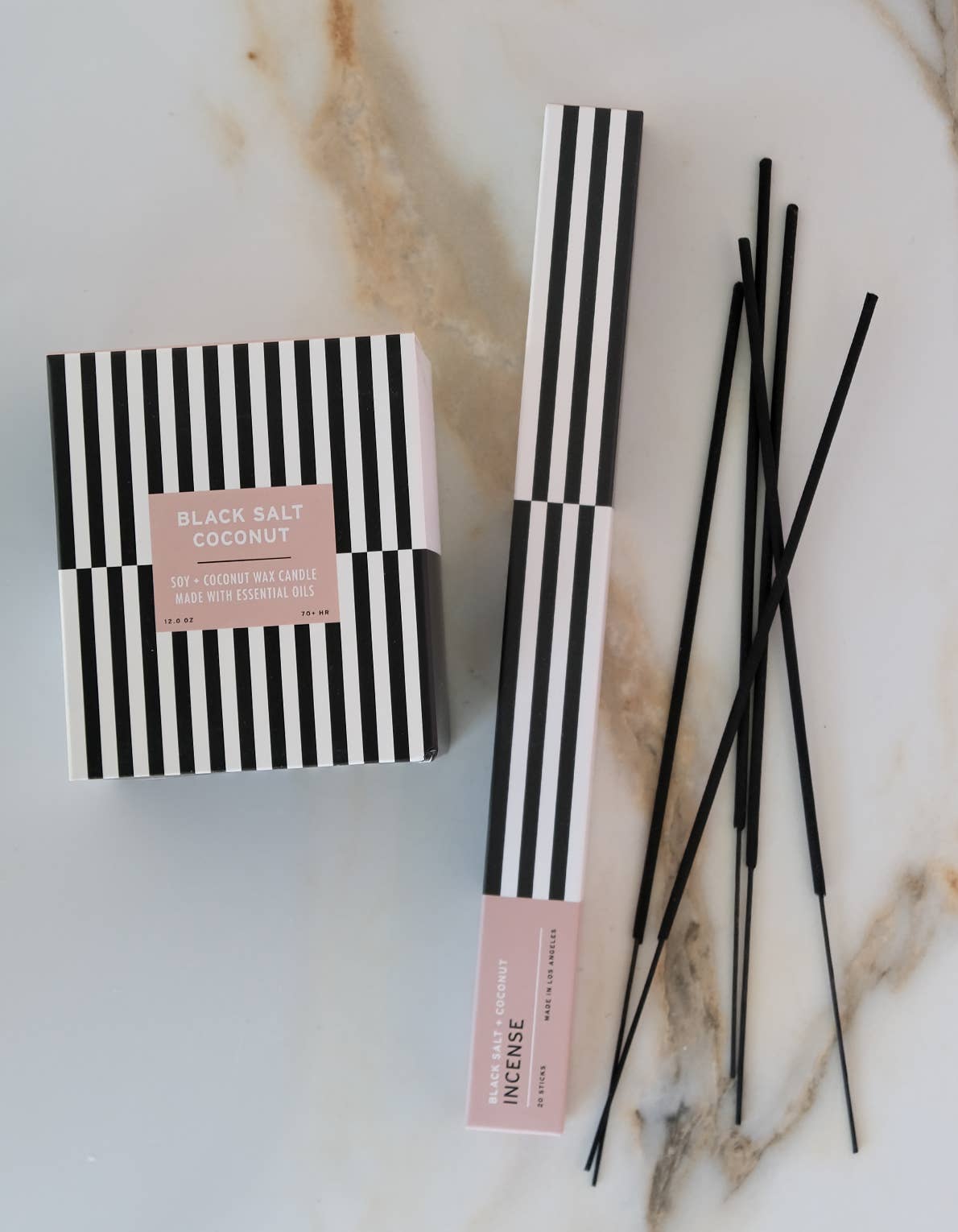 Essentials: Black Salt + Coconut Incense