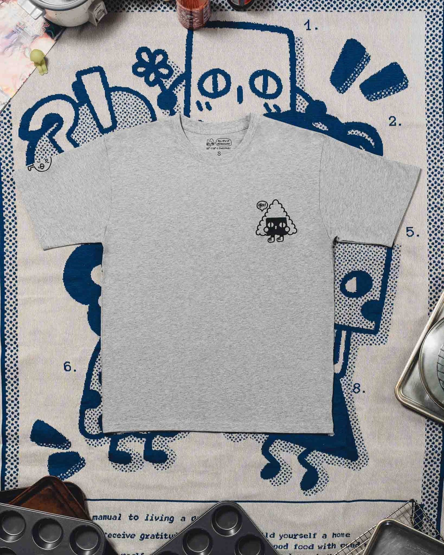 ONIGIRI: Embroidered T-shirt