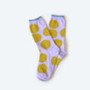 Sutro Bold Dot Crew Socks — Wisteria