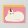 Birthday Cat Kids Greeting Card