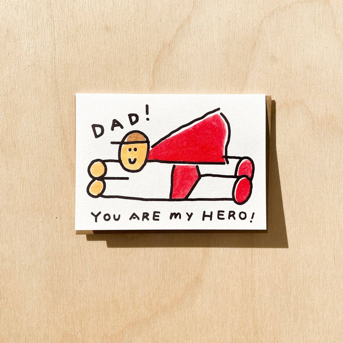 You're My Hero Dad Card