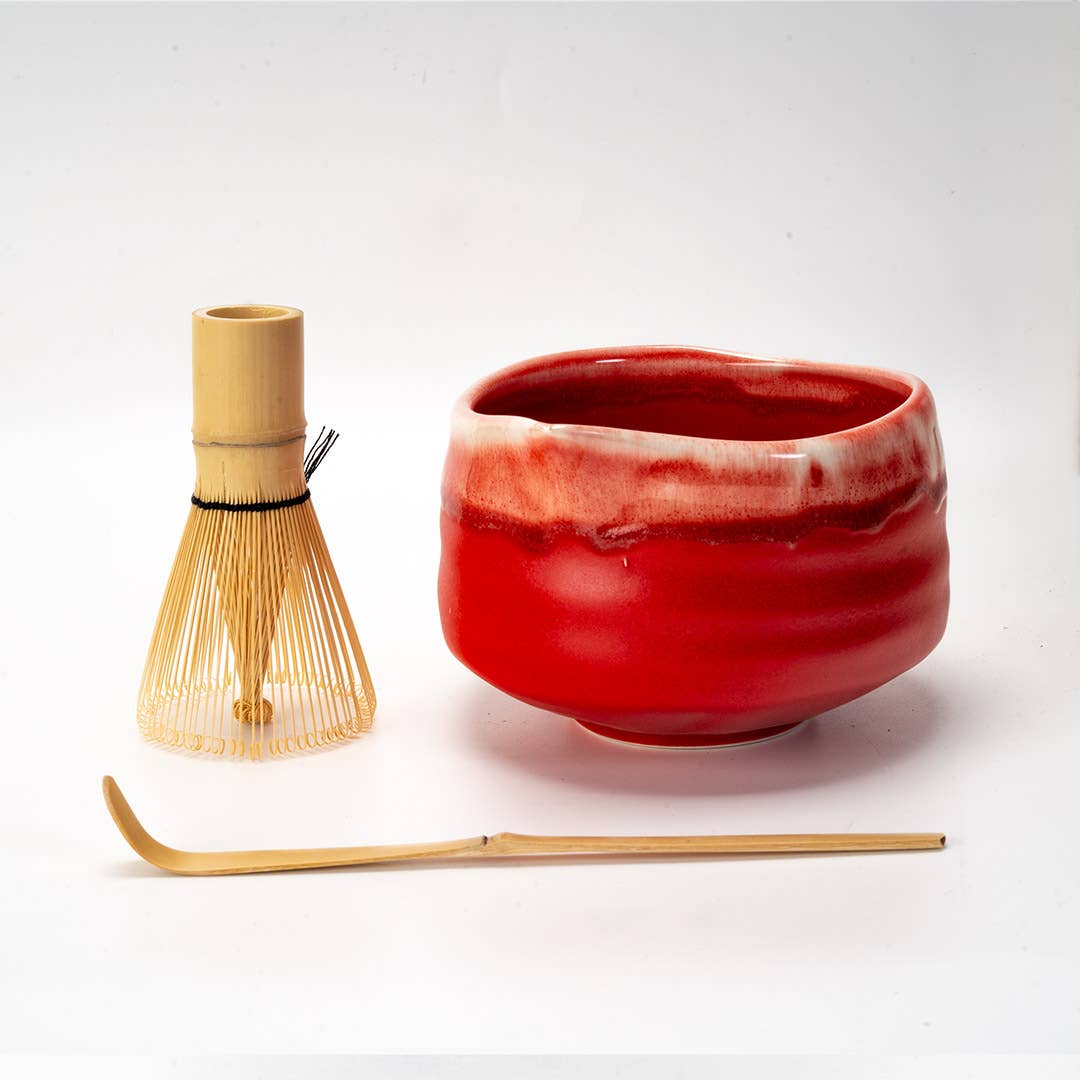 Matcha Set - Red Pink