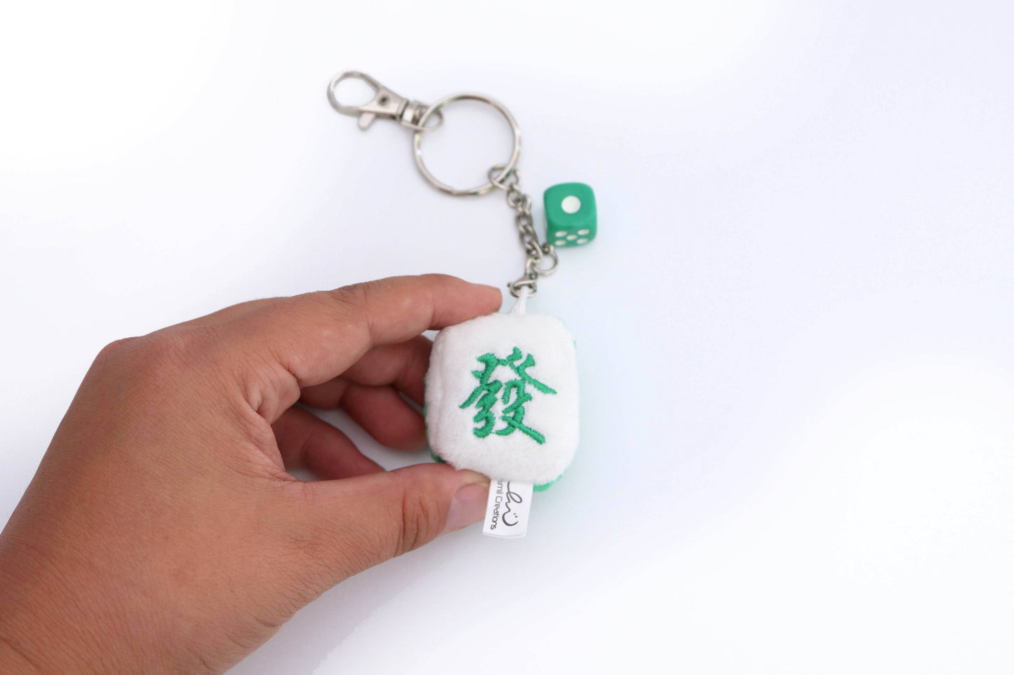 Tiny Mahjong Tile Plush Key & Bag Charm