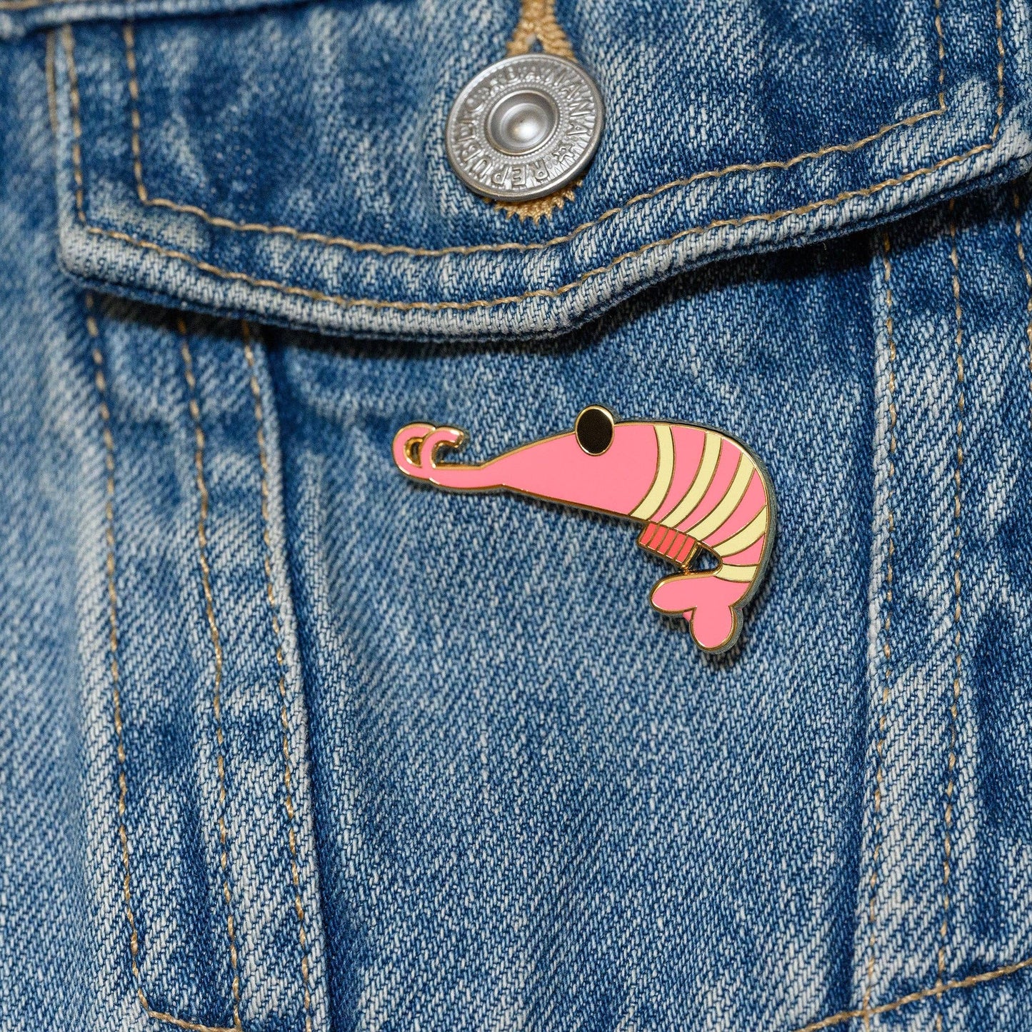 Shrimple Minded Hard Enamel Pin