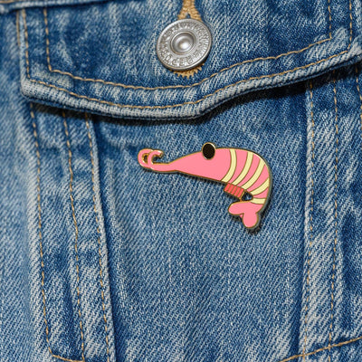 Shrimple Minded Hard Enamel Pin