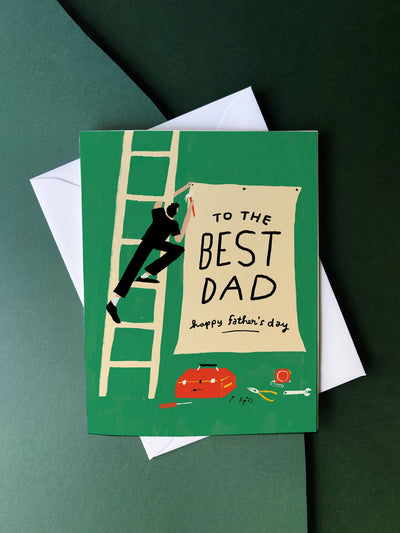 Best Dad Sign Greeting Card