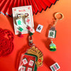 Mahjong Cat Acrylic Keychain