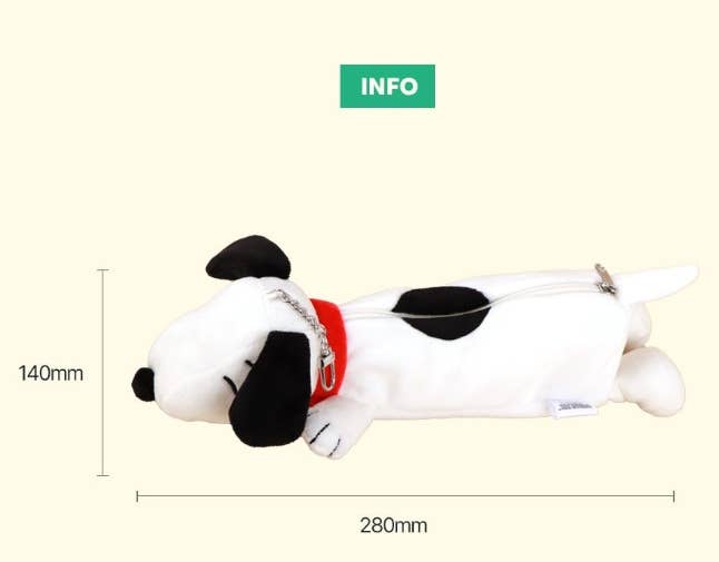 Peanuts Snoopy Plush Zipper Pouch