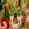 Horseshoe Ceramic Vase