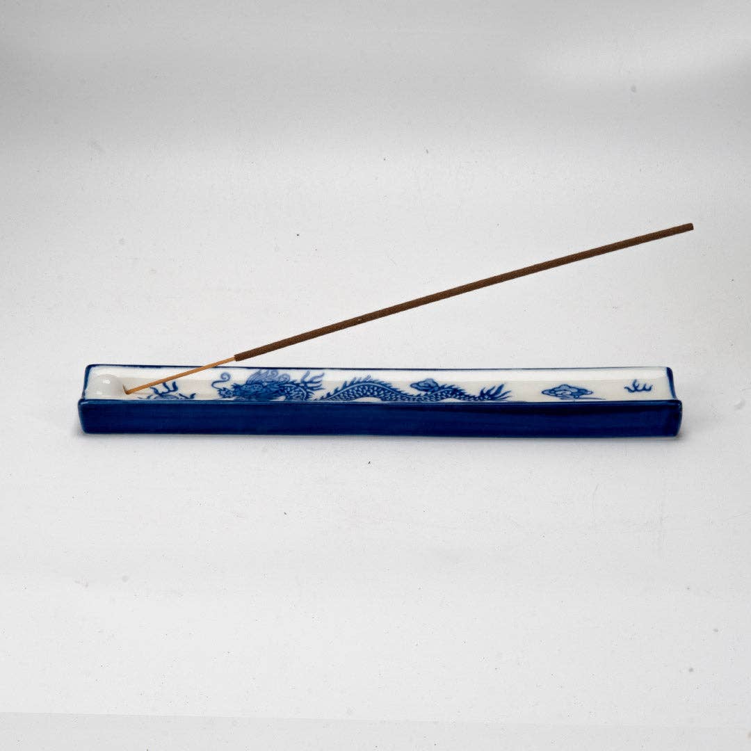 Ceramic Incense Holder - Ryu Dragon