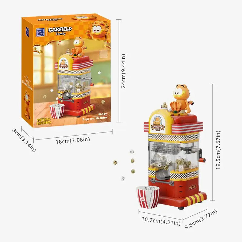 Garfield Funny Machines - Popcorn Machine