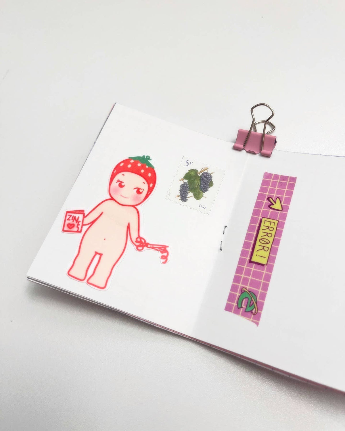 STICKY: Reusable Sticker Zine