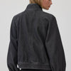 Washed Denim Bomber Jacket