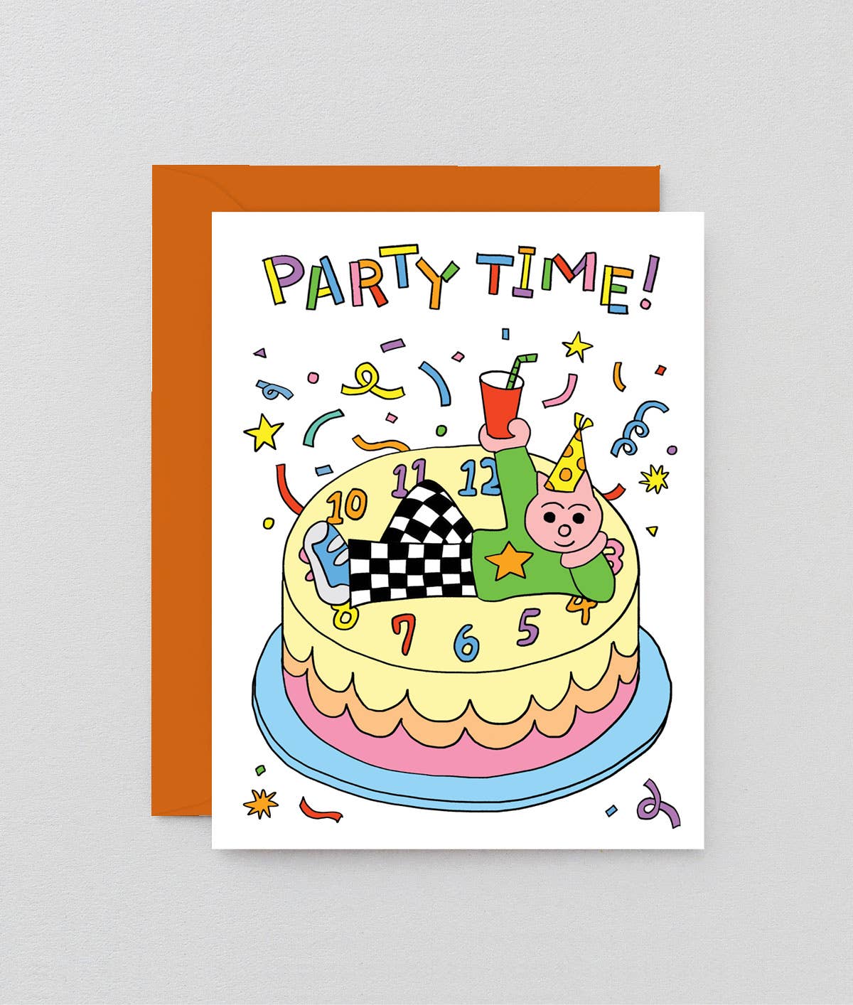 Party Time Birthday Card