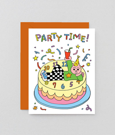 Party Time Birthday Card