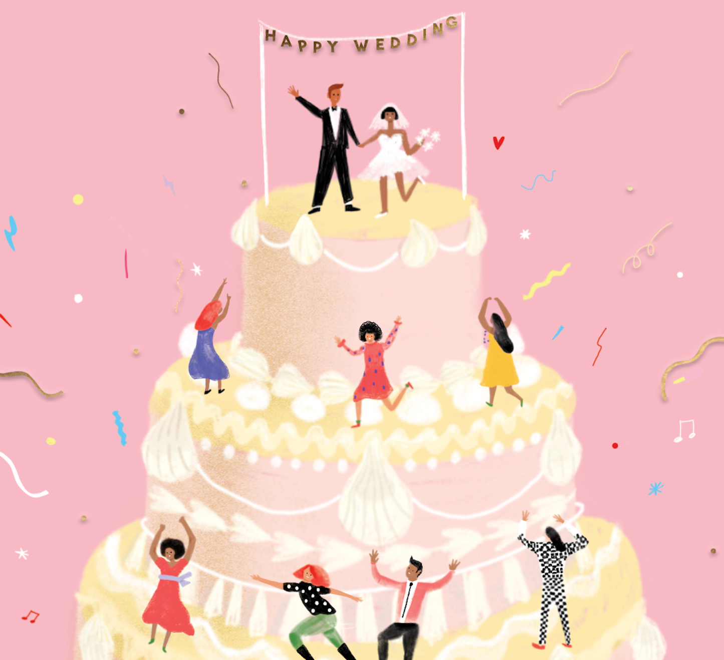 CELEBRATION CAKE - Wedding Card