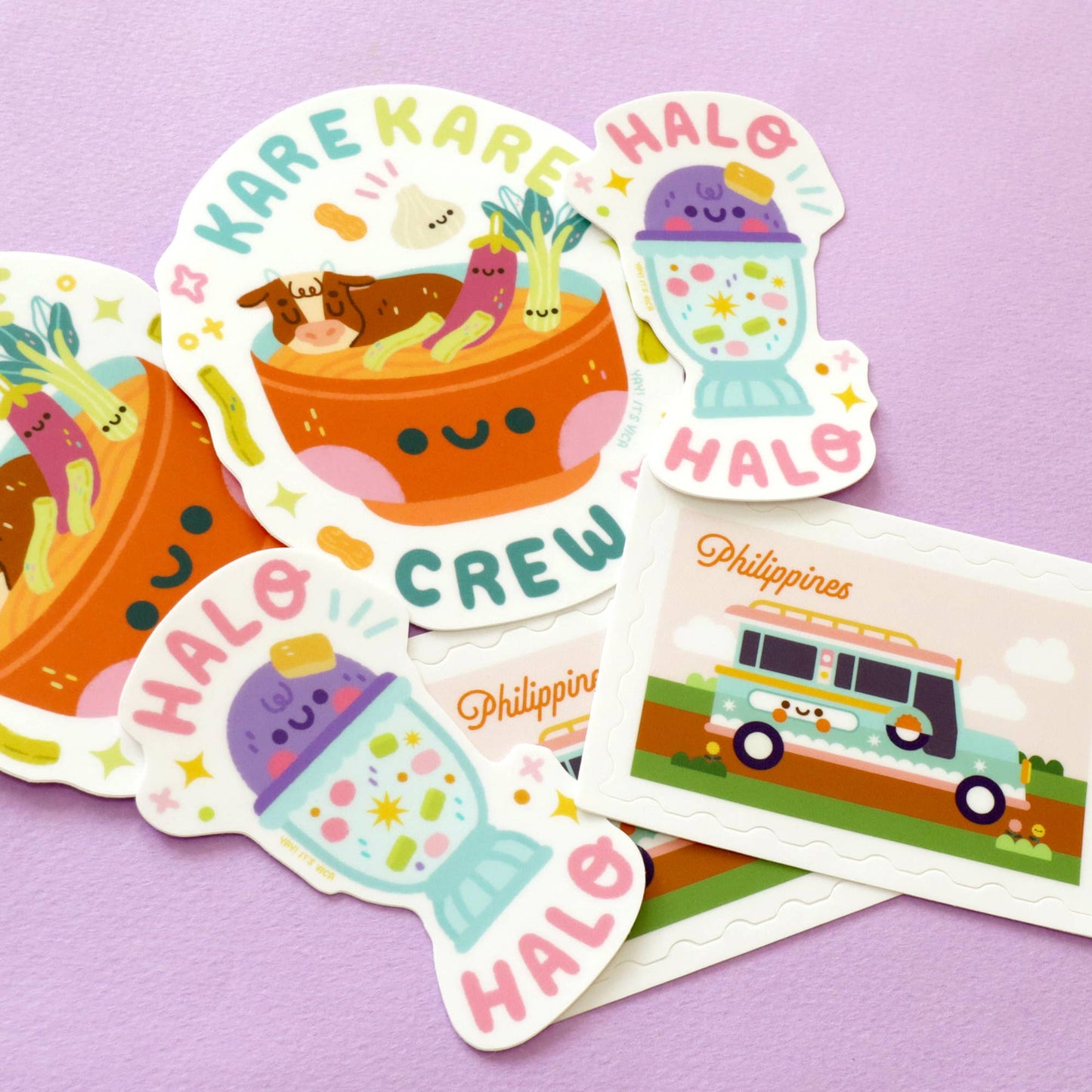 Halo Halo Sticker