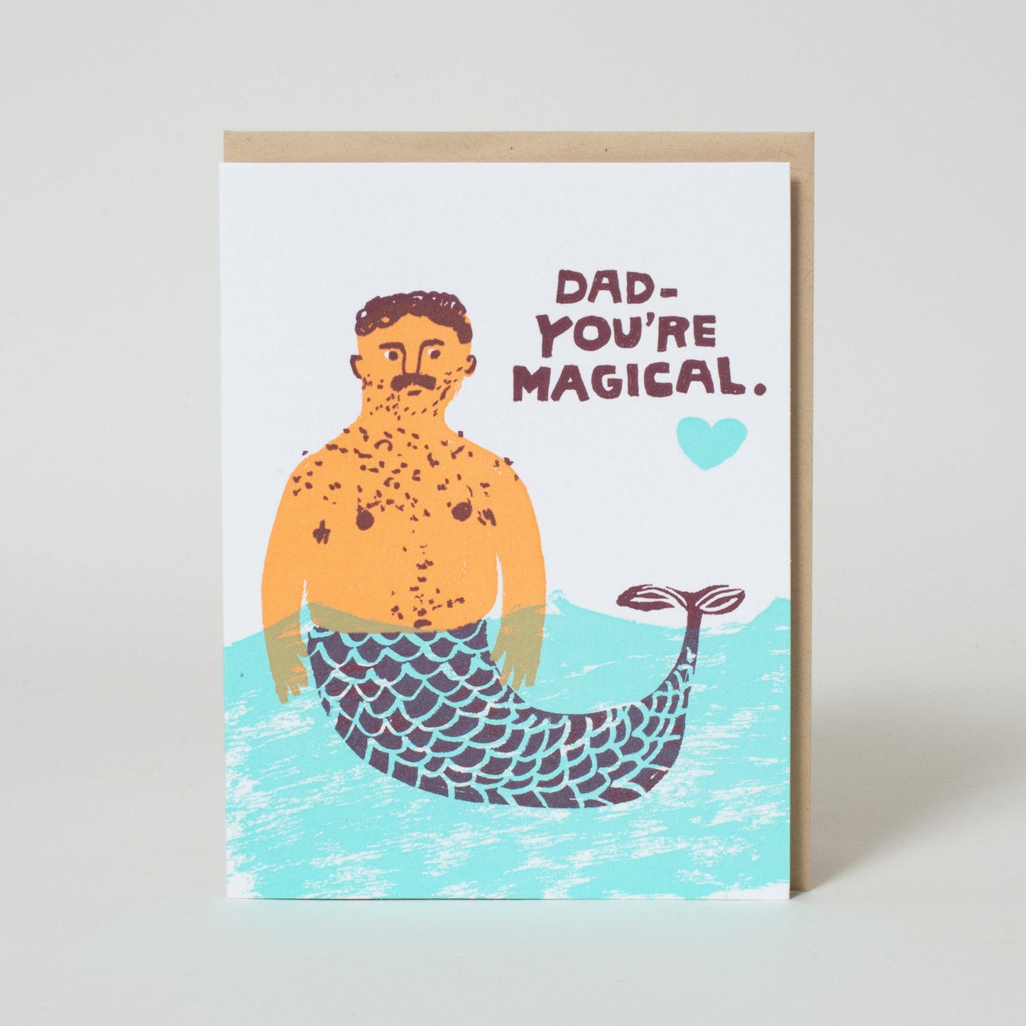 Merman Funny Father's Day Card