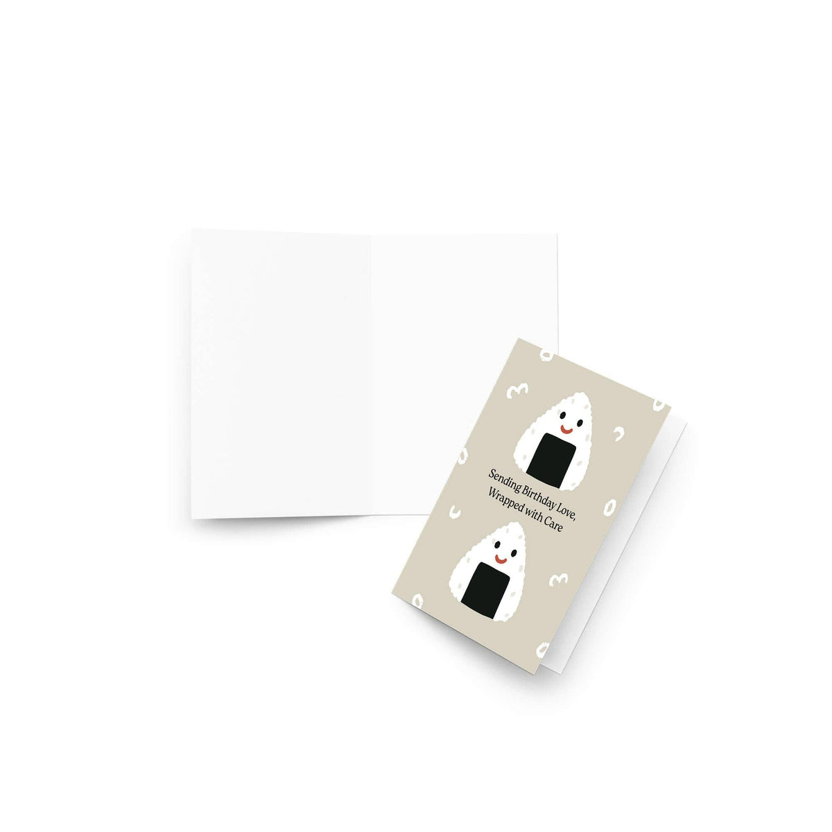 Onigiri Cute Birthday Card
