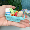 Shopping Basket Fidget Clicker Keychain
