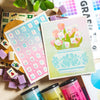 Mahjong Flowers Risograph Print