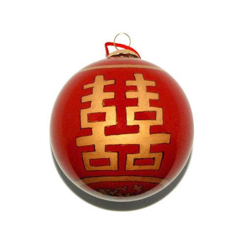 Good Fortune And Double Happiness Ornament