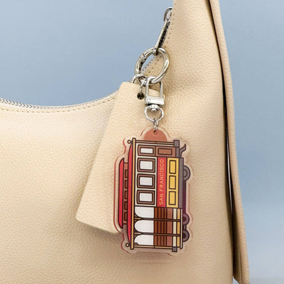 San Francisco Cable Car Acrylic Keychain