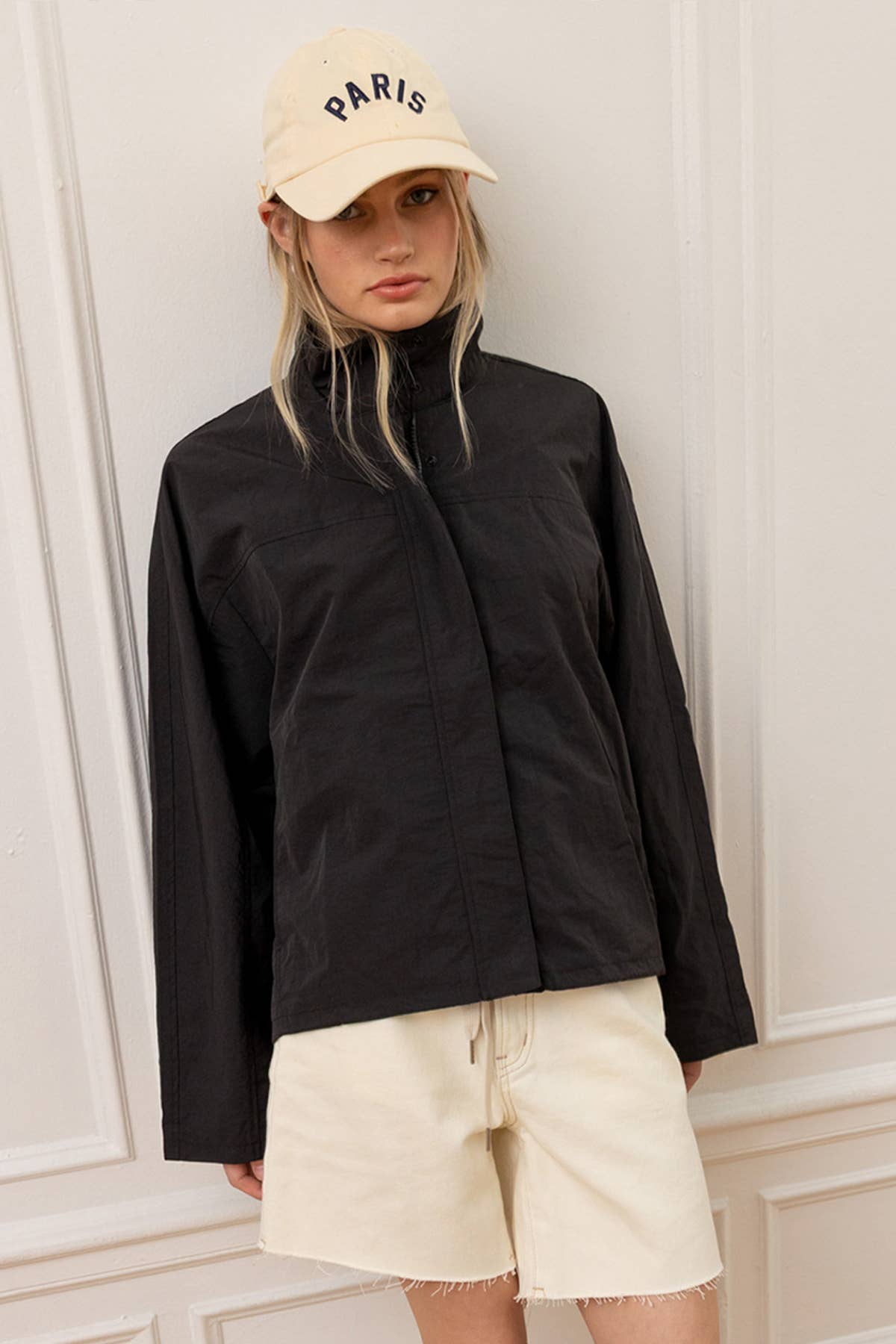 Lightweight Mesh-Lined Windbreaker Jacket