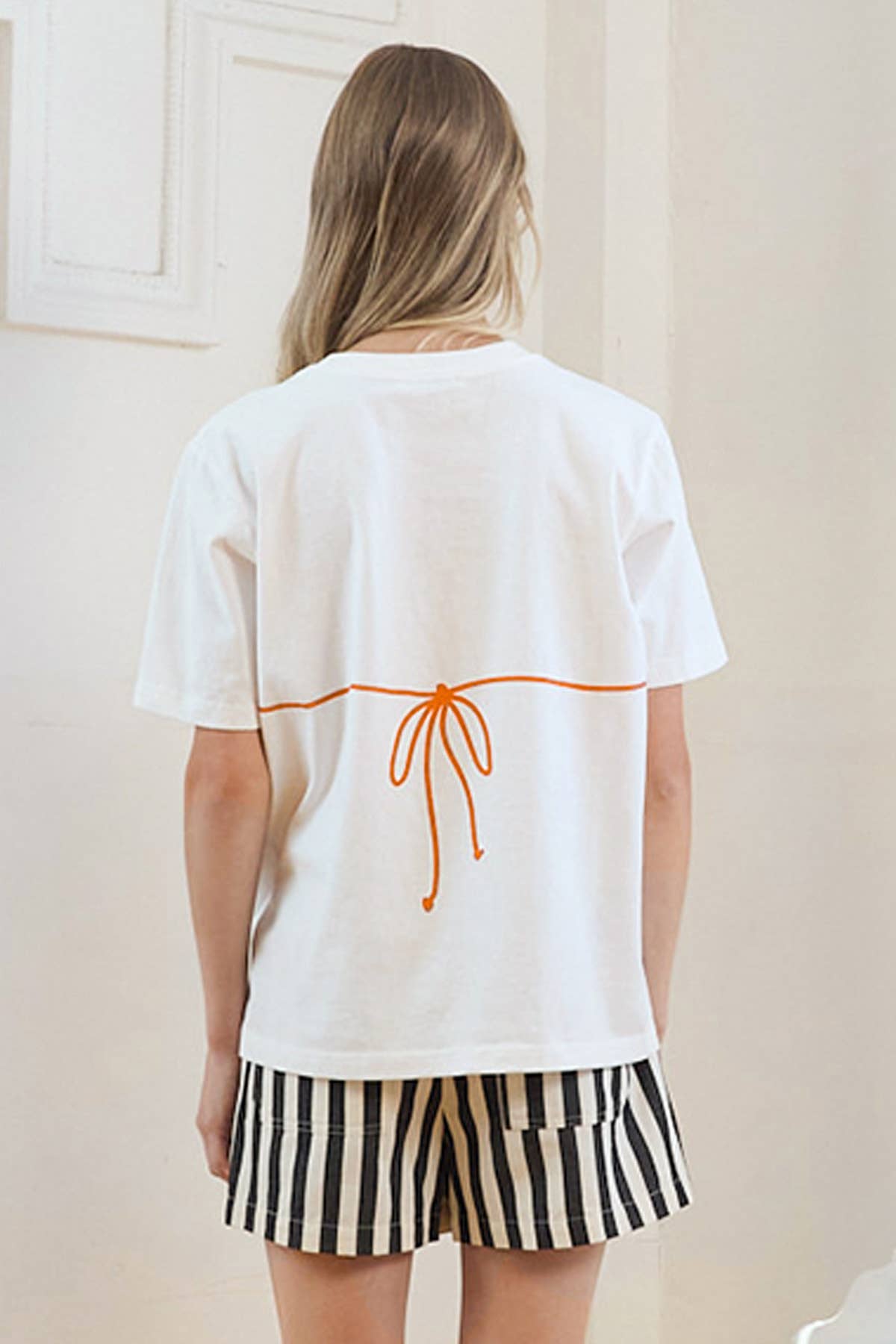 Caviar Print Bikini Graphic Tee