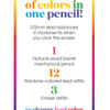 BIG COLORED MECHANICAL PENCIL SET