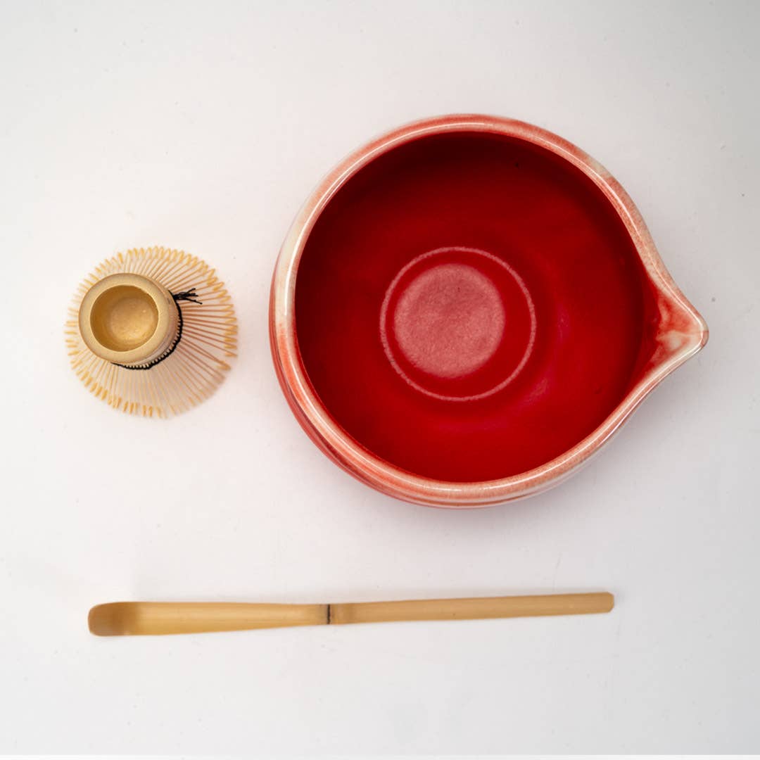 Matcha Set - Red Pink