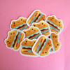 Froggy Burger Sticker