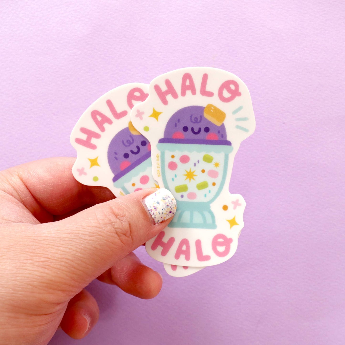 Halo Halo Sticker