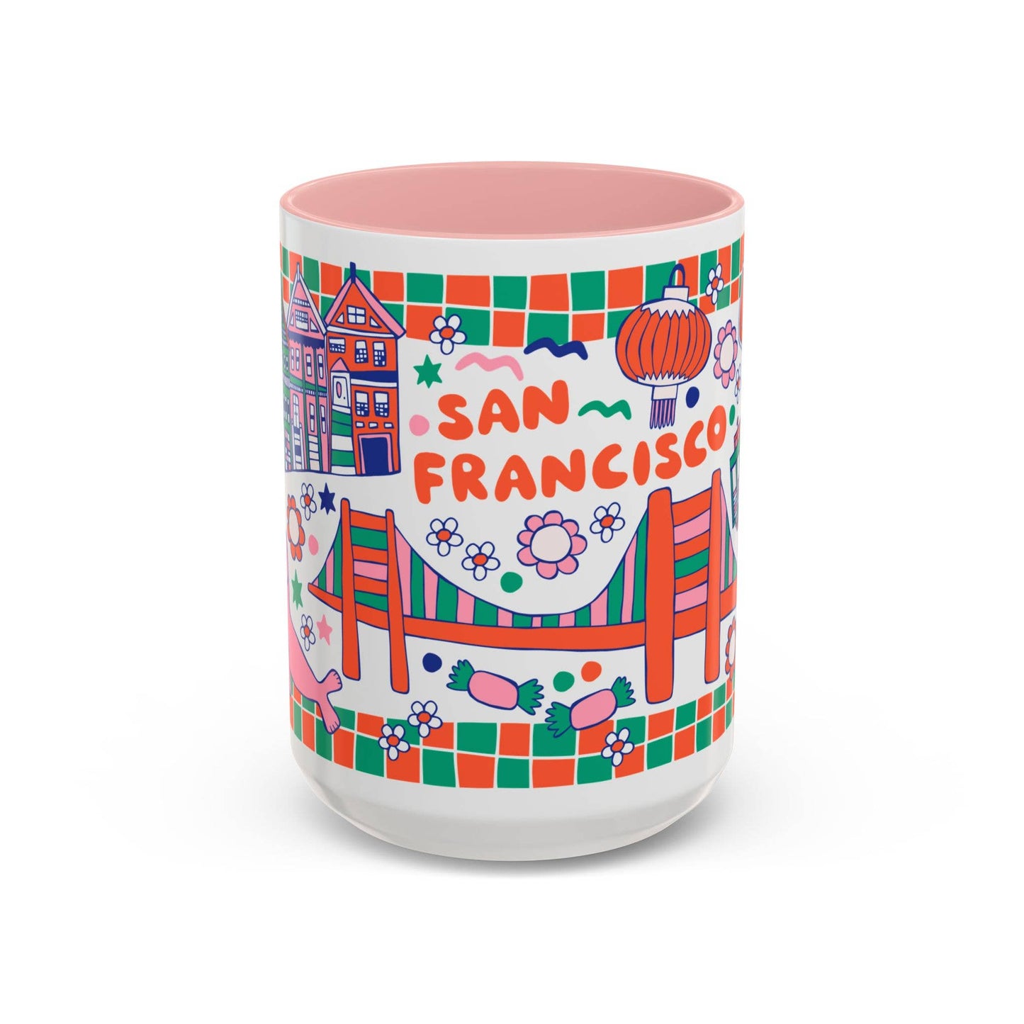 San Francisco Coffee Mug (15oz, pink)